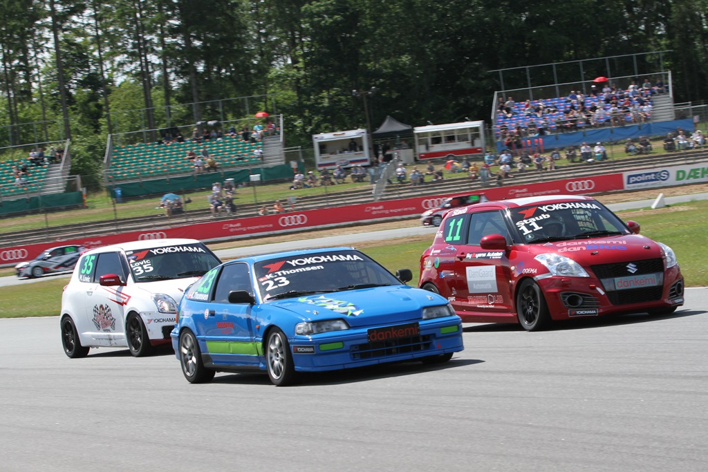 Yokohama 1600 Challenge kører i denne weekend sammen med Yokohama SuperCup.
(Foto: Motorsporten.dk)